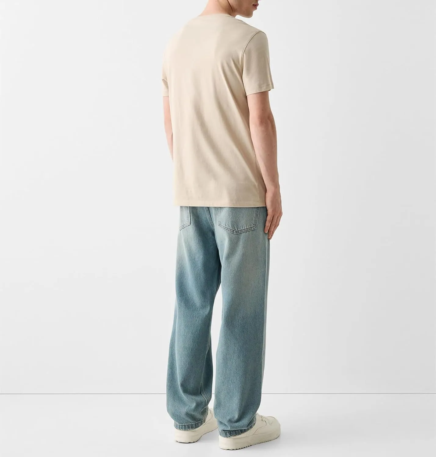 Baggy Jeans for Men Loose Fit Wide Leg Denim Pants Skateboard Hip Hop Jeans Y2K Vintage Streetwear Trousers