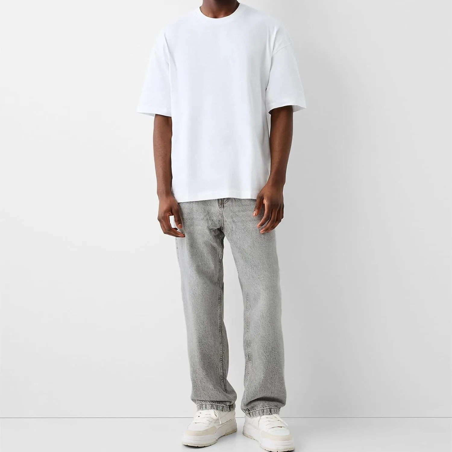 Baggy Jeans for Men Loose Fit Wide Leg Denim Pants Skateboard Hip Hop Jeans Y2K Vintage Streetwear Trousers