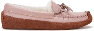 Bama Buff Leather Suede Slippers - Lightweight Comfy Fashionable Indoor/Outdoor Slippers for Women's (DUSK, 9, numeric_9)