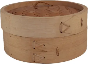 Bamboo steamer basket with lid Ø15 cm