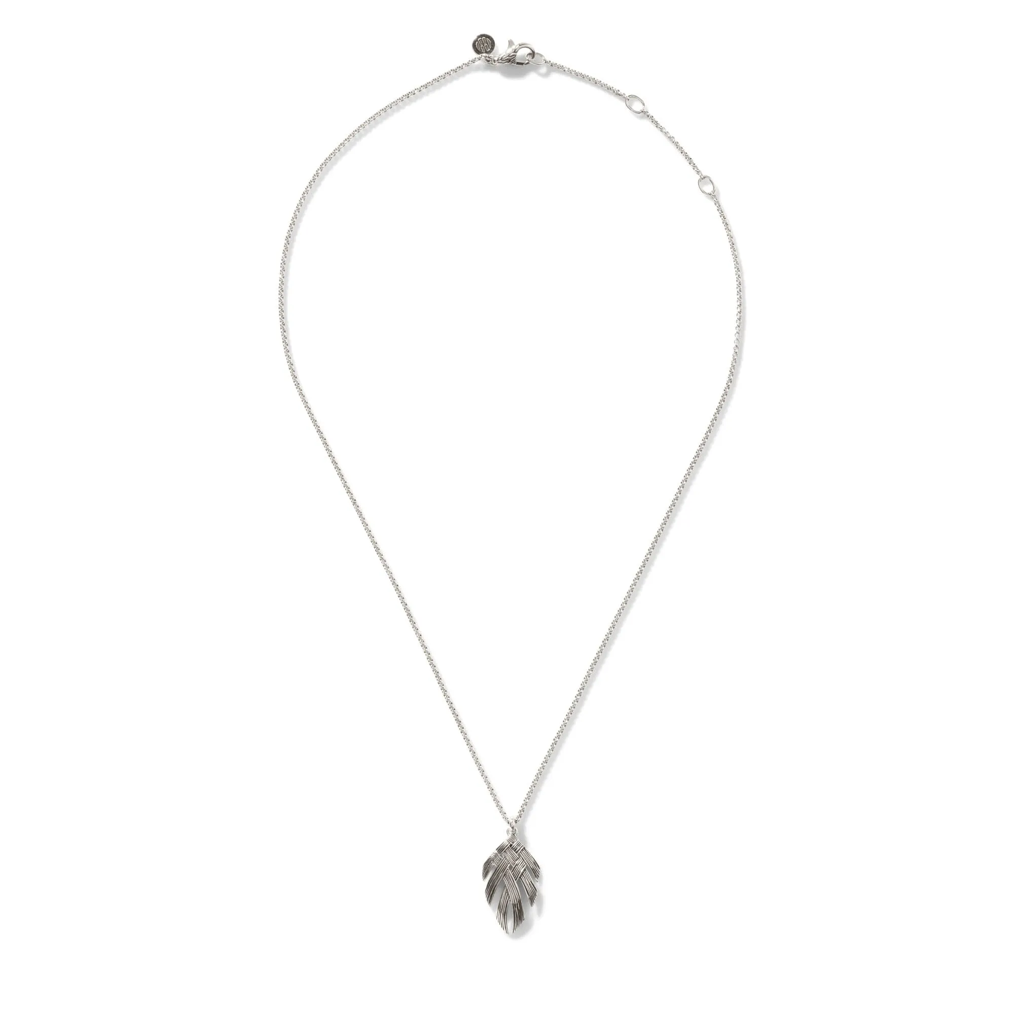 Bamboo Woven Pendant Necklace