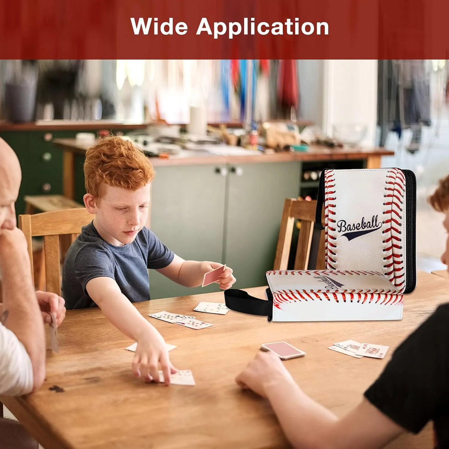 Baseball Card Binder,2024-2025 Sports Trading Card with Sleeves Holder Album,990 Pockets Baseball Card Holder Sheets Display Storage Protectors for Collectors Boys and Girls Gift