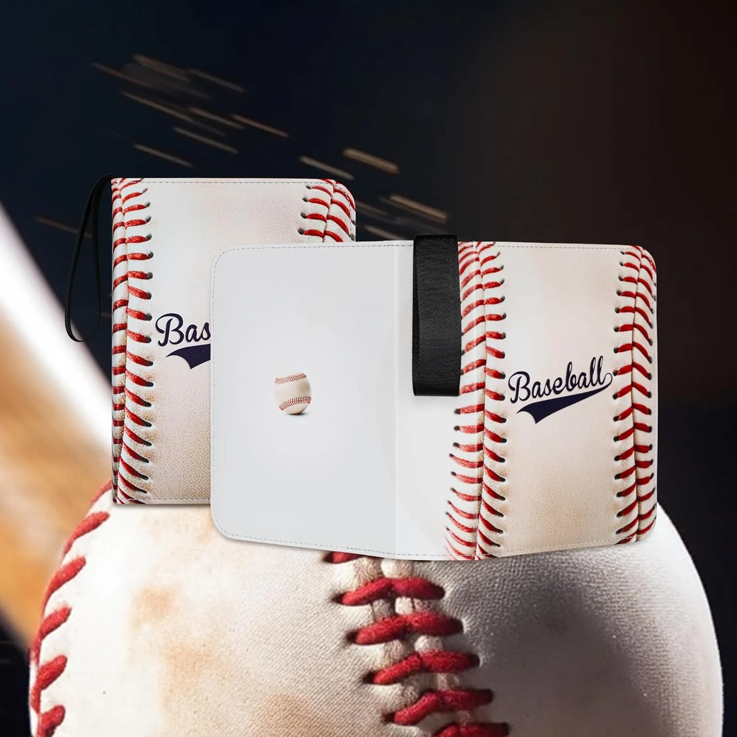 Baseball Card Binder,2024-2025 Sports Trading Card with Sleeves Holder Album,990 Pockets Baseball Card Holder Sheets Display Storage Protectors for Collectors Boys and Girls Gift