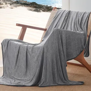 Bedsure Cooling Blanket for Hot Sleepers - Spring Summer Throw Blanket for Bed, Arc-Chill Lightweight Summer Bedding Gifts, Cool Thin Ice Cold Comfort Throws with Rayon Derived from Bamboo, 50x70