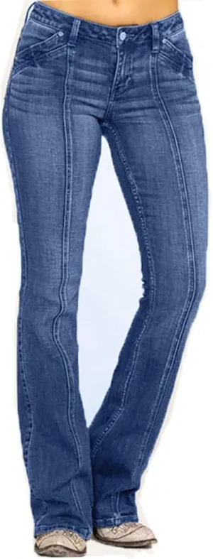 Bell Bottom Jeans for Women High Waisted Flare Jeans with Classic Wide Leg Denim Pants