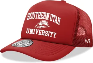 BH Fashion Company Southern Utah University Thunderbirds SUU Trucker Mesh Snapback Seal Hat Red