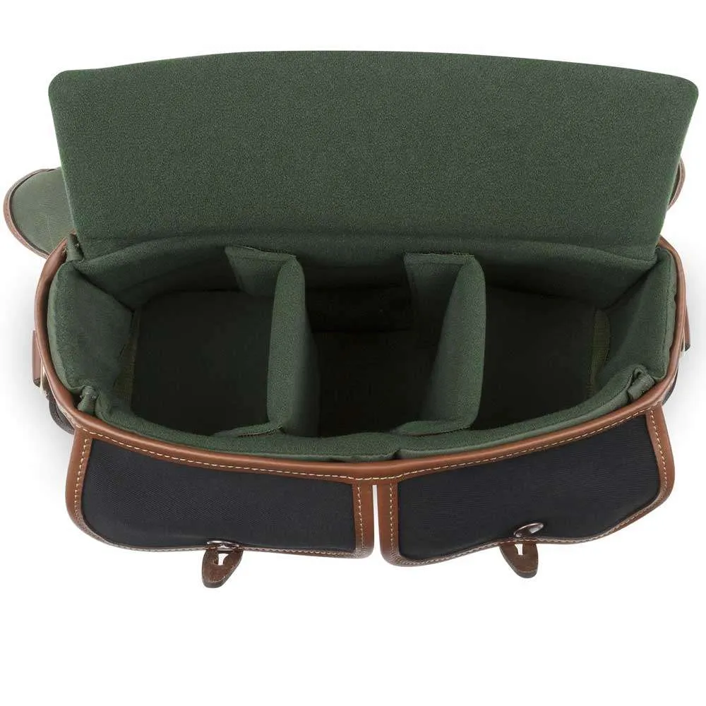 Billingham Hadley Small Pro Shoulder Bag - Black Canvas Tan Leather