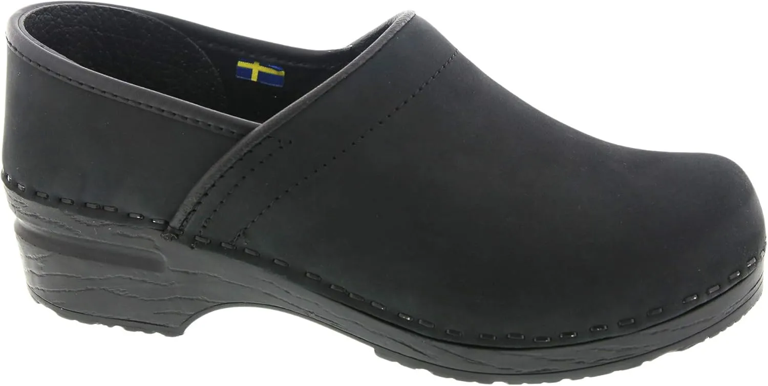 BJORK Swedish Comfort Women's Professional Leather Clogs