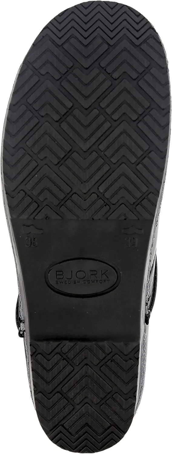 BJORK Swedish Comfort Women's Professional Leather Clogs