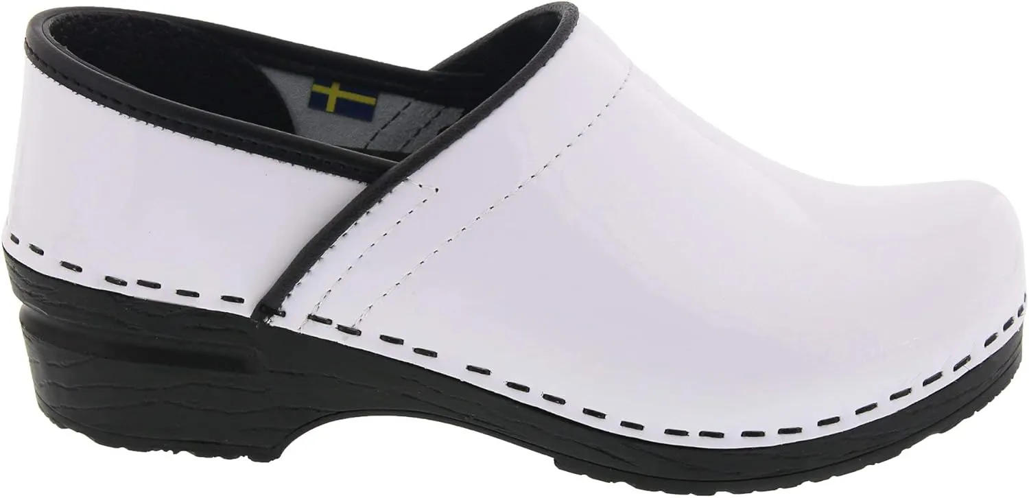 BJORK Swedish Comfort Women's Professional Leather Clogs