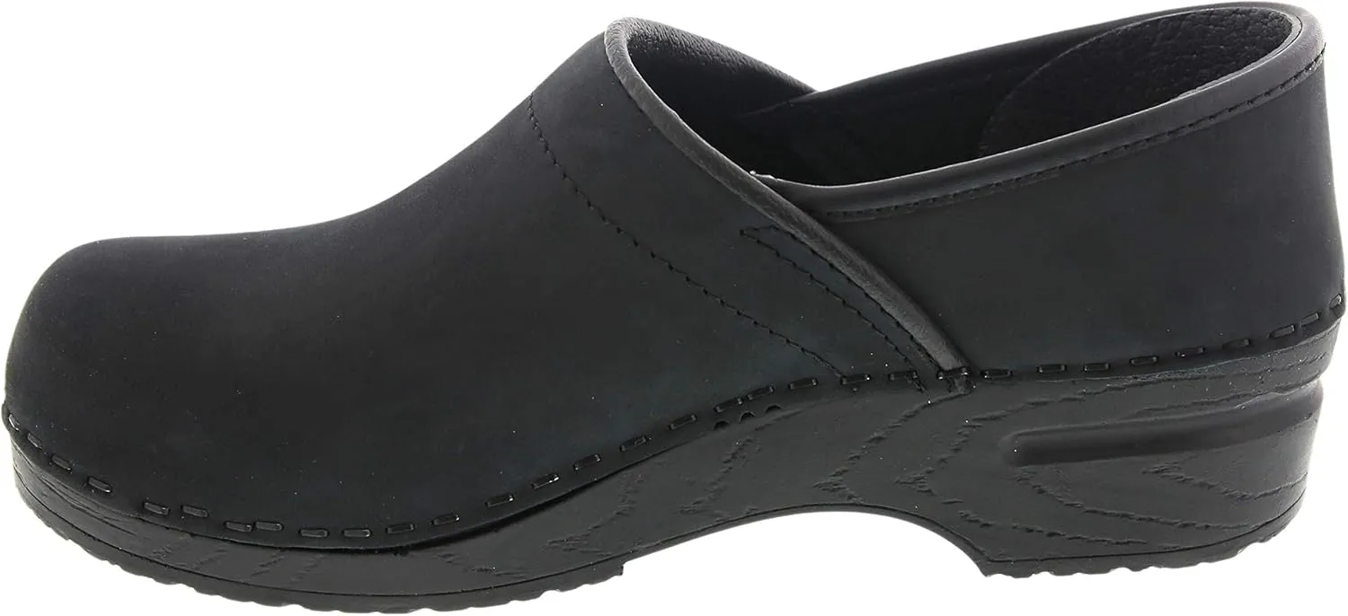 BJORK Swedish Comfort Women's Professional Leather Clogs