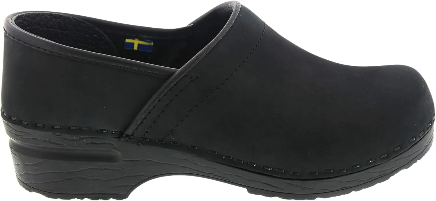 BJORK Swedish Comfort Women's Professional Leather Clogs