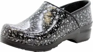 BJORK Swedish Comfort Women's Professional Printed Leather Clogs