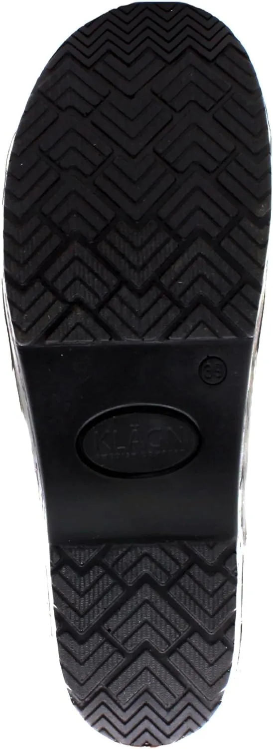 BJORK Swedish Comfort Women's Professional Printed Leather Clogs