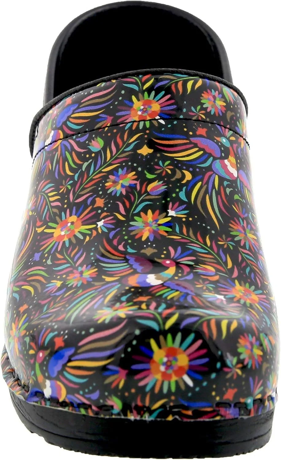 BJORK Swedish Comfort Women's Professional Printed Leather Clogs
