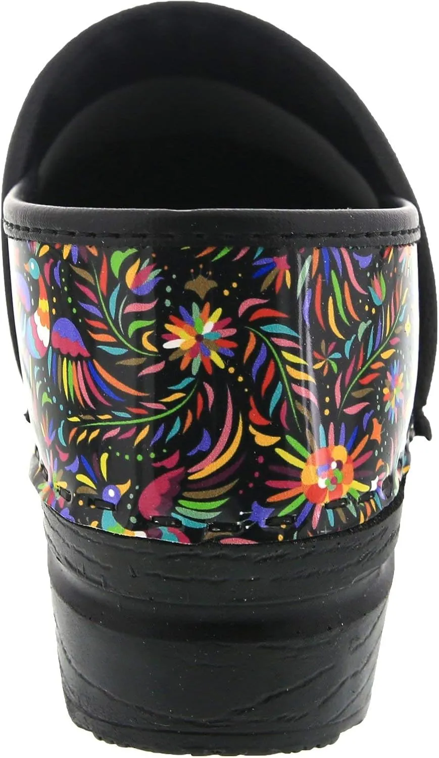 BJORK Swedish Comfort Women's Professional Printed Leather Clogs