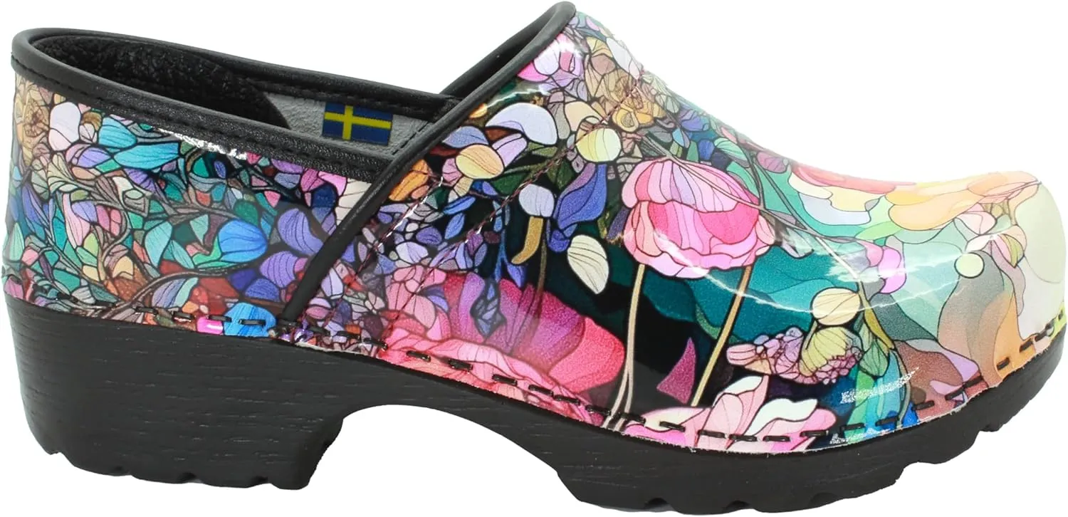 Bjork Women's Swedish Professional Leather Clogs
