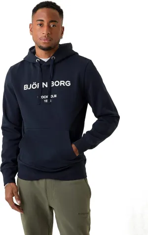 Björn Borg | Bjorn Borg Borg Hoodie, Men's Sweatshirt, Plush Fleece Pullover Hoodie (Sizes S)