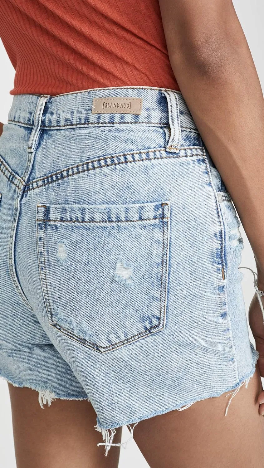 [BLANKNYC] Womens Pockets, Style, & Luxury Clothing Denim Jean Shorts with Pockets Always in Style Fashionable Comfortable