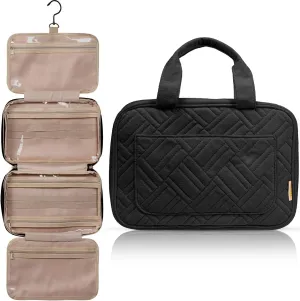 BOACAY Hanging Travel Toiletry Bag for Women, Makeup Bag, Bathroom & Shower Organizer Kit for Accessories, Cosmetics, Travel Essentials