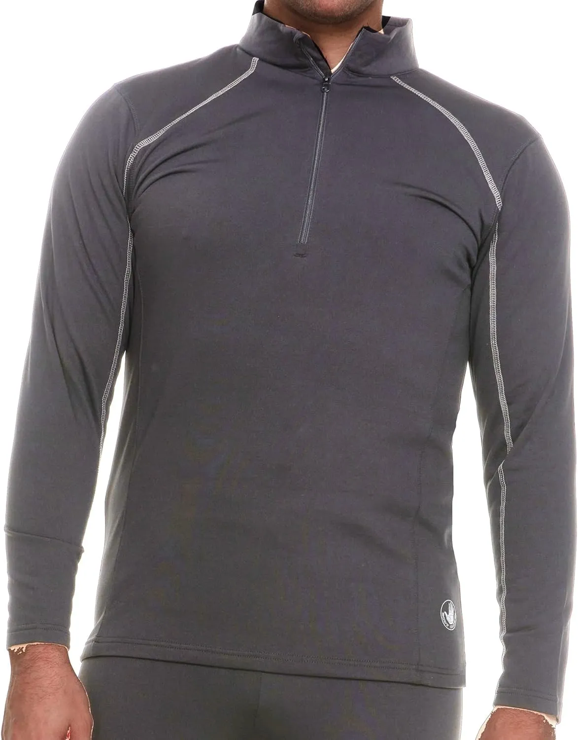 Body Glove Men's Thermal Top - Warm Winter Shirt - Collared Long Sleeve Thermal Undershirt for Men