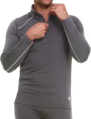 Body Glove Men's Thermal Top - Warm Winter Shirt - Collared Long Sleeve Thermal Undershirt for Men