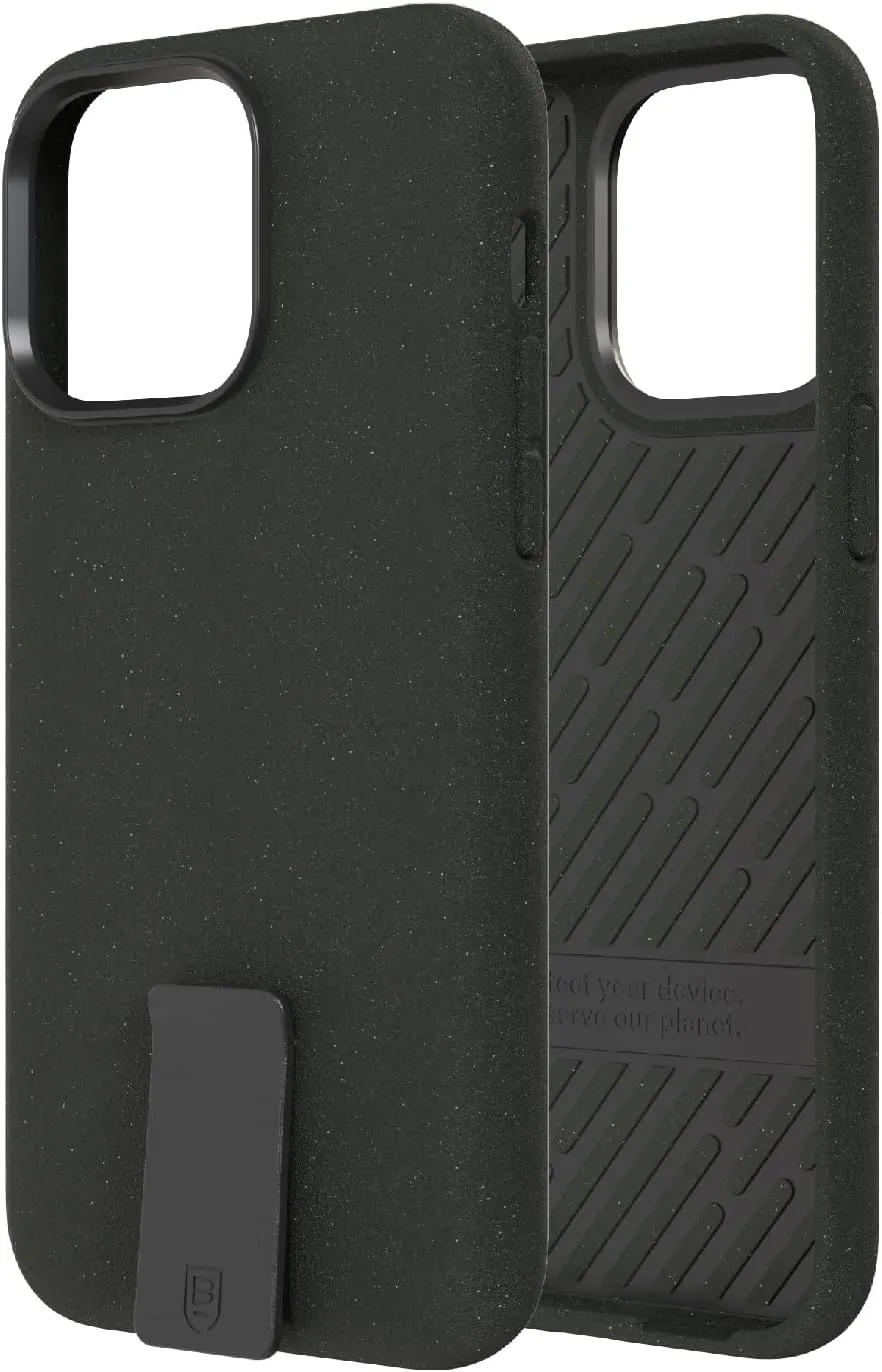 BodyGuardz Motus MagSafe for iPhone 14 Pro Max Case, Rugged Shockproof Technology, 14FT Military Grade Drop Protection, Vertical Self Stand, Compatible with MagSafe - Black