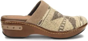 BORN Womens Bandy Printed Leather Clogs
