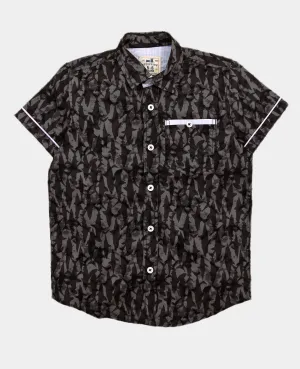 Boys Shark Printed Shirt