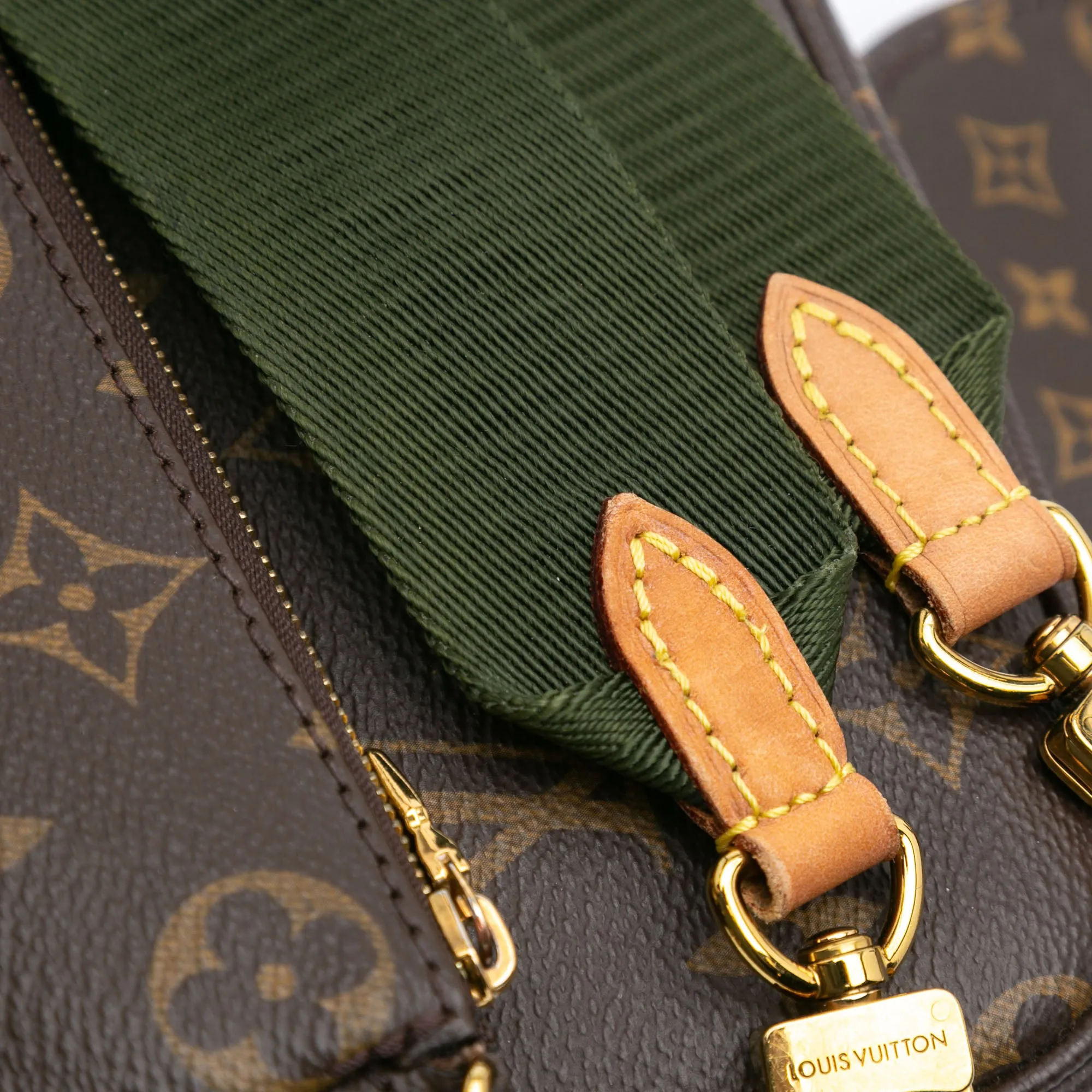 Brown Louis Vuitton Monogram Multi Pochette Accessoires Satchel