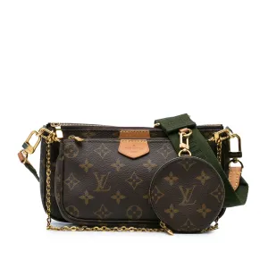 Brown Louis Vuitton Monogram Multi Pochette Accessoires Satchel