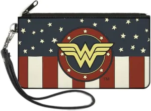 Buckle-Down Zip Wallet Wonder Woman Large Accessory, Wonder Woman, 8" x 5"