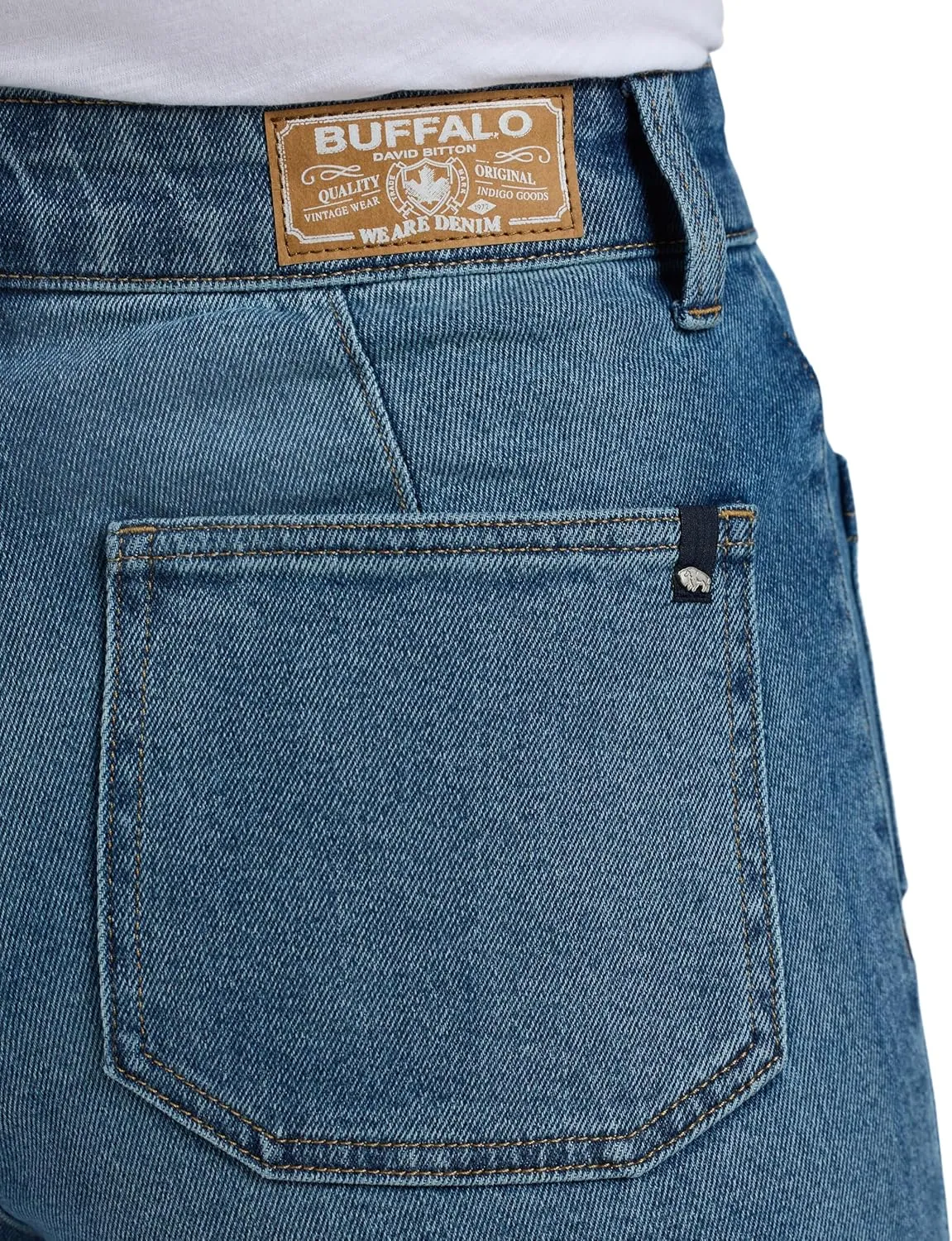 Buffalo David Bitton Women's Addie High Rise Wide Leg Jeans