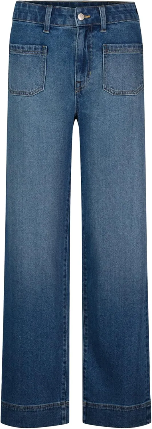 Buffalo David Bitton Women's Addie High Rise Wide Leg Jeans