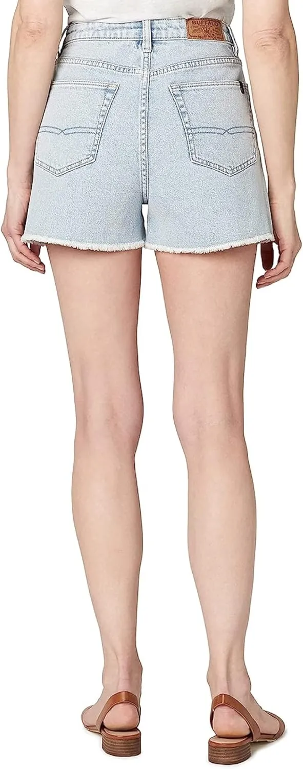 Buffalo David Bitton Women's Joanna Super High Rise Denim Shorts