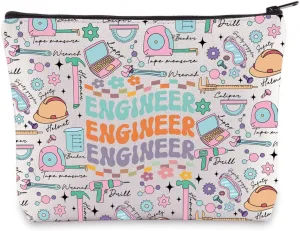 BWWKTOP Engineer Zipper Makeup Bag Future Engineer Gifts Engineering Professionals Merch Retirement Gift For Engineer (Engineer)