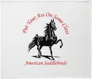 CafePress American Saddlebred Throw Blanket Super Soft Fleece Plush Throw Blanket, 60"x50"