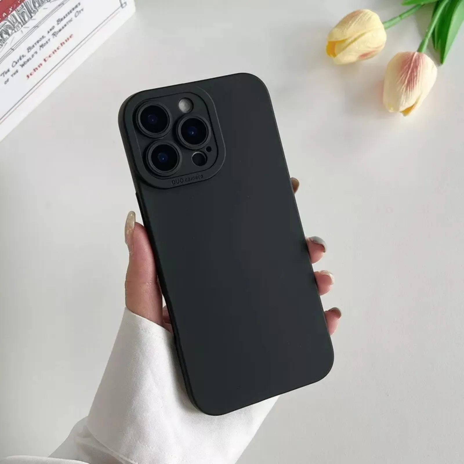 Camera Lens Cover Shockproof Silicone Case For Apple iPhone 14 Black