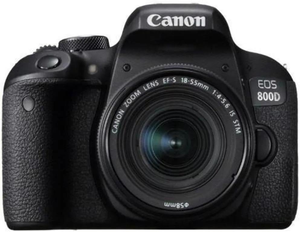 Canon EOS 800D Digital SLR with 18-55 is STM Lens Black International Model