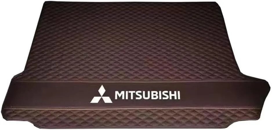 Car Boot Mats, for Mitsubishi Mirage G4(A1O) 2013-2019 Rear Trunk Storage Cargo Anti-Scratch Protector Tray Cover Liner, Auto Accessories,C-Brown