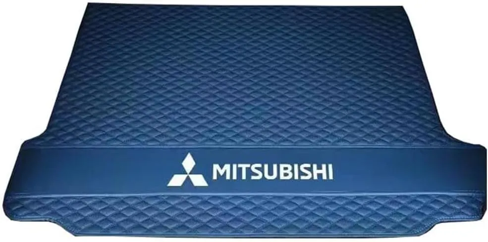 Car Boot Mats, for Mitsubishi Mirage Ⅵ Hatchback 2012-2016 Rear Trunk Storage Cargo Anti-Scratch Protector Tray Cover Liner, Auto Accessories,B-Blue
