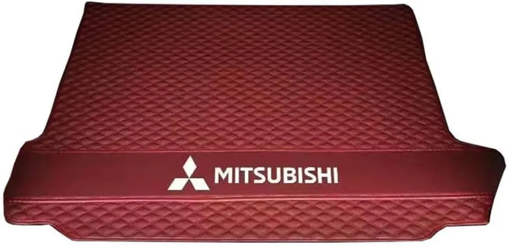 Car Boot Mats, for Mitsubishi Mirage Ⅵ Hatchback 2012-2016 Rear Trunk Storage Cargo Anti-Scratch Protector Tray Cover Liner, Auto Accessories,D-Red