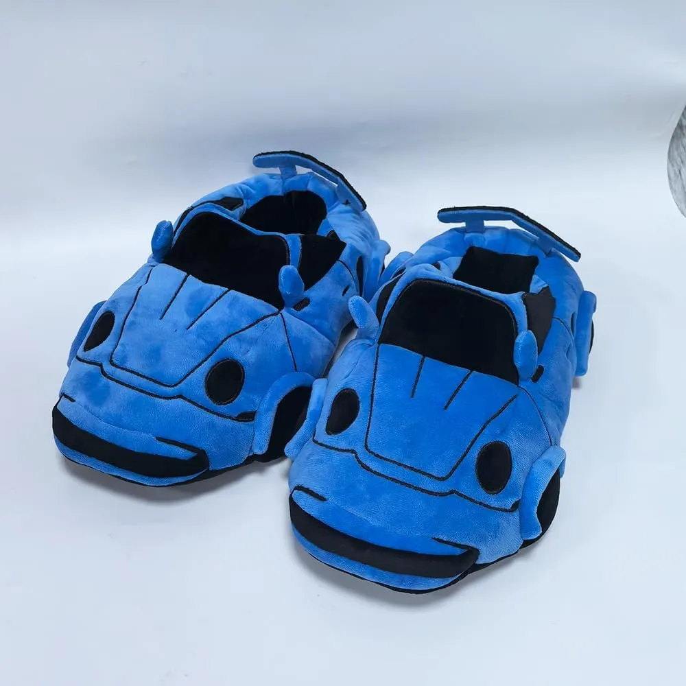 Car Shape Plush Slippers