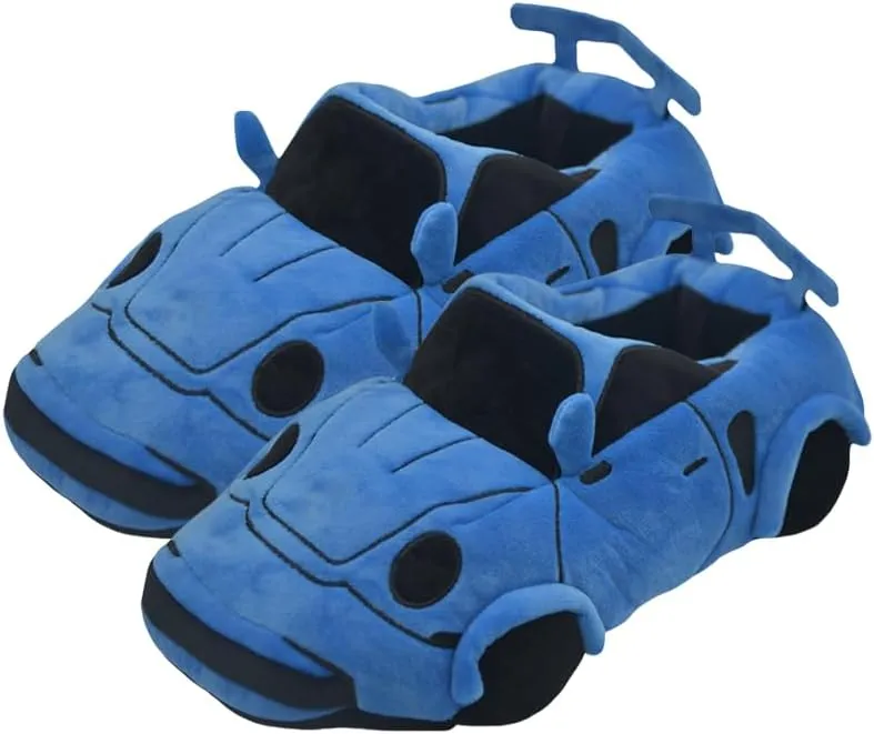 Car Shape Plush Slippers