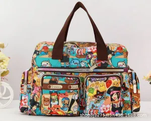 Cartoon Printed Messenger Bag