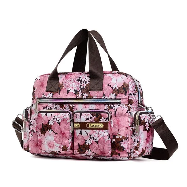 Cartoon Printed Messenger Bag