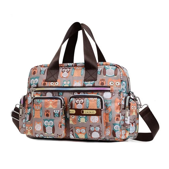 Cartoon Printed Messenger Bag