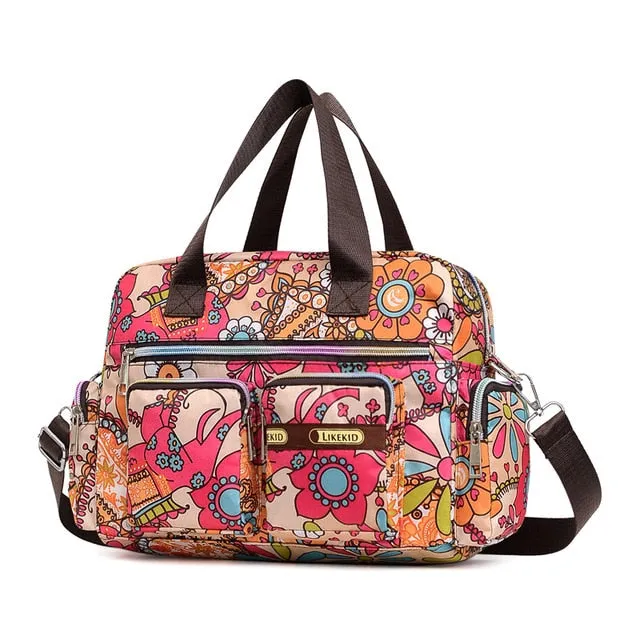 Cartoon Printed Messenger Bag