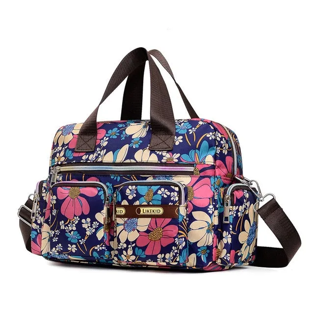 Cartoon Printed Messenger Bag