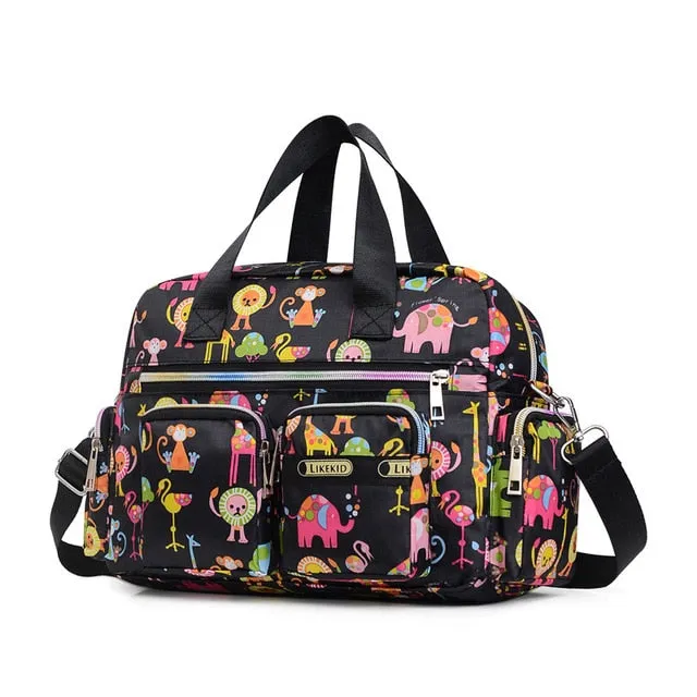 Cartoon Printed Messenger Bag